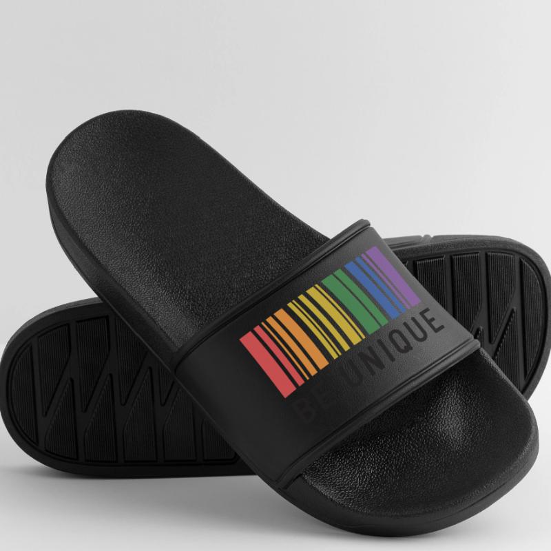 LGBT-Pride-Monat – Sei einzigartig Männer Badelatschen