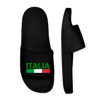 Italie - Claquettes Homme - noir - Devant