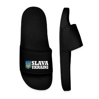 Slava ukraini - Men’s Pool Sliders - black - Front