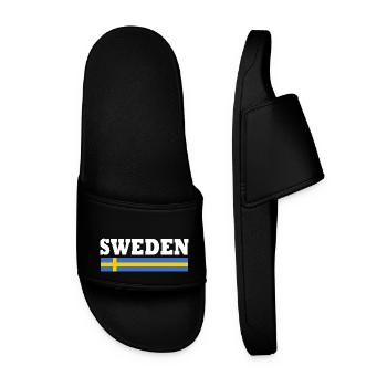 Schweden - Männer Badelatschen - Schwarz - Vorne
