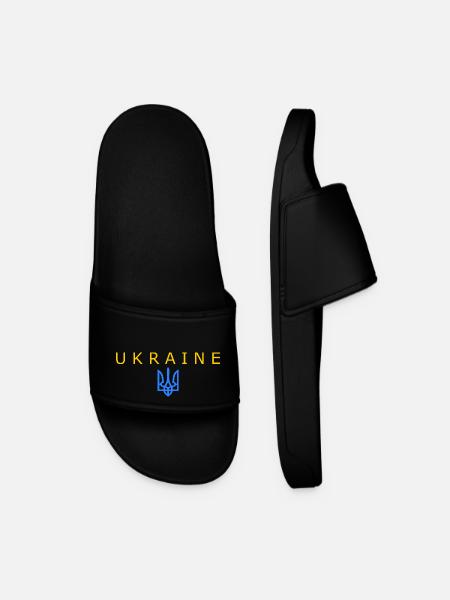 Ukraine - Claquettes Homme - noir