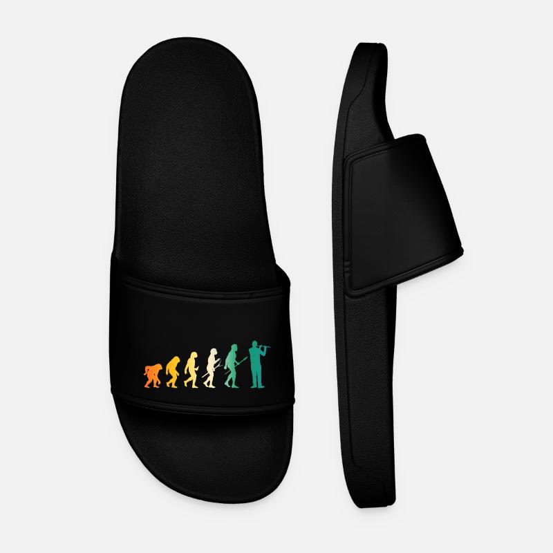 Flûtiste Evolution Flûte - Claquettes Homme - noir