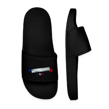 French banner - Men’s Pool Sliders - black - Front