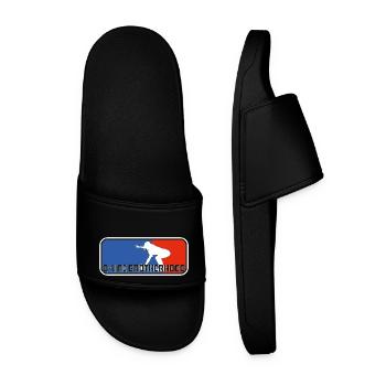 Oline Brotherhood - Men’s Pool Sliders - black - Front