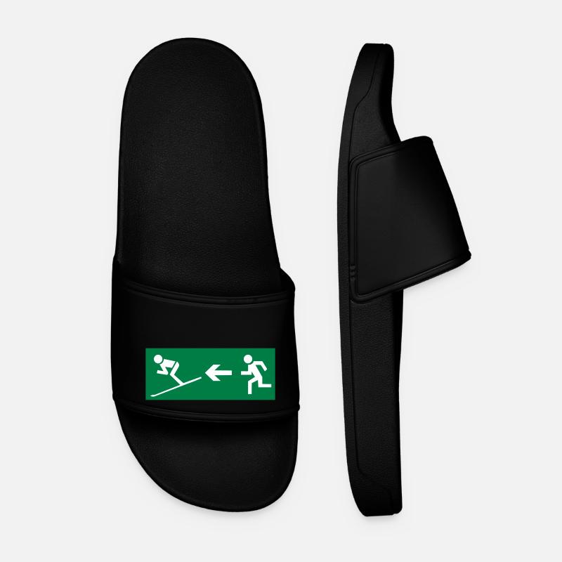 ski - Men’s Pool Sliders - black
