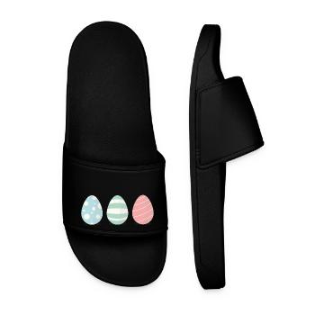 Trois œufs de Pâques - Claquettes Homme - noir - Devant