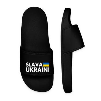 Slava ukraini - Men’s Pool Sliders - black - Front