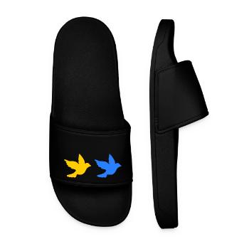 Ukraine - Men’s Pool Sliders - black - Front