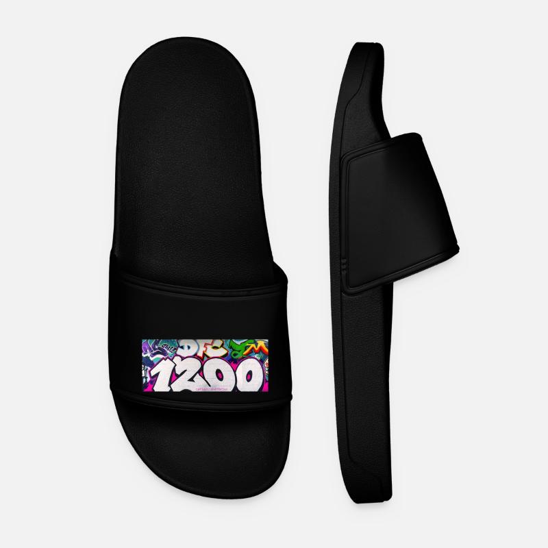 1200 GRAVITY EDIT_1 - Men’s Pool Sliders - black