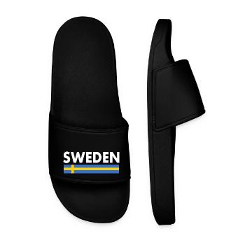 Schweden - Männer Badelatschen - Schwarz - Vorne