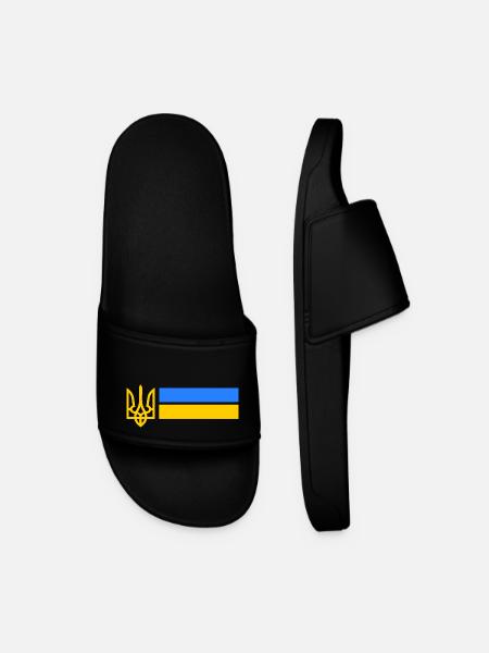 Ukraine - Männer Badelatschen - Schwarz