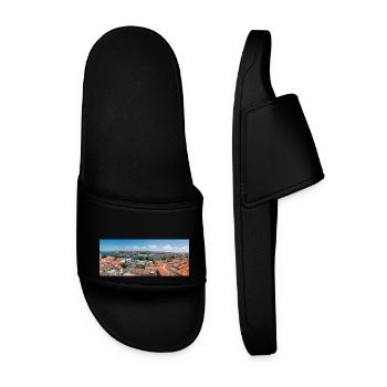 paysage urbain vieille ville Zadar dans l’état de Zadar - Claquettes Homme - noir - Devant