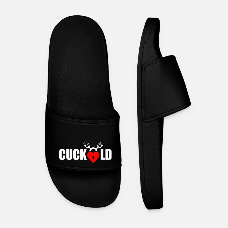Cuckold - Men’s Pool Sliders - black