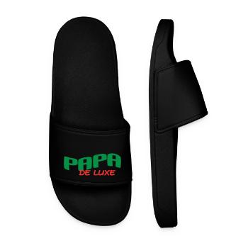 Papa de luxe - Claquettes Homme - noir - Devant