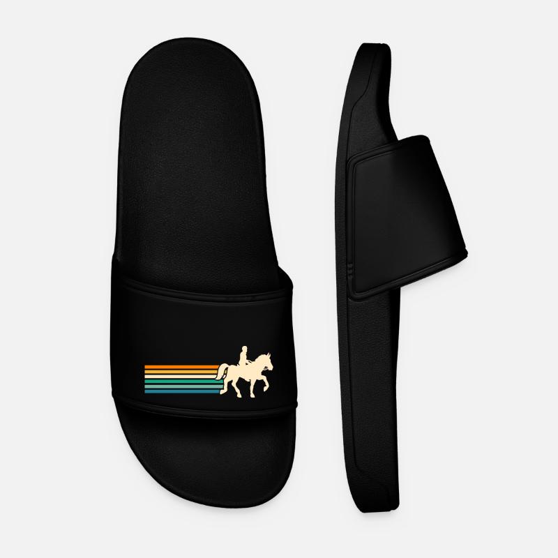 Cheval - Claquettes Homme - noir