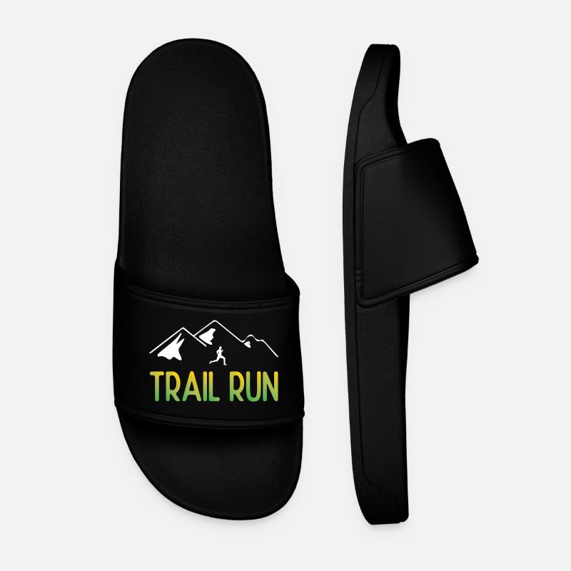 Trail Run - Men’s Pool Sliders - black