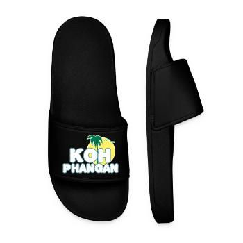 Koh Phangan Moon Island - Men’s Pool Sliders - black - Front