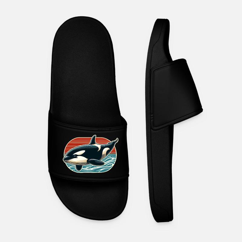 Orque Épaulard - Claquettes Homme - noir
