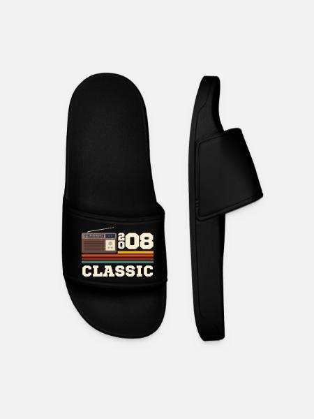 Anniversary 2008 retro classic - Men’s Pool Sliders - black