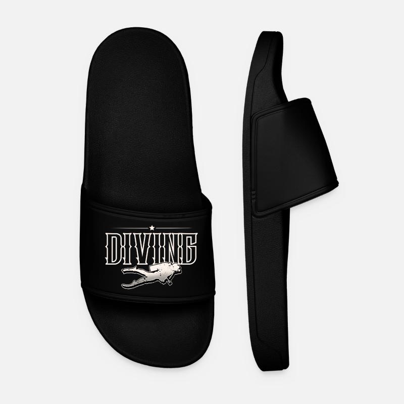 Dive - Men’s Pool Sliders - black