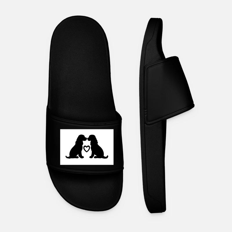 Cocker Spaniel - Men’s Pool Sliders - black