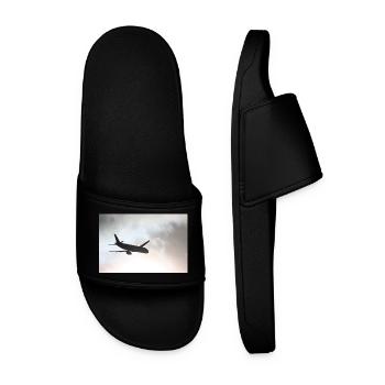 The Phantom in the Sky - Men’s Pool Sliders - black - Front