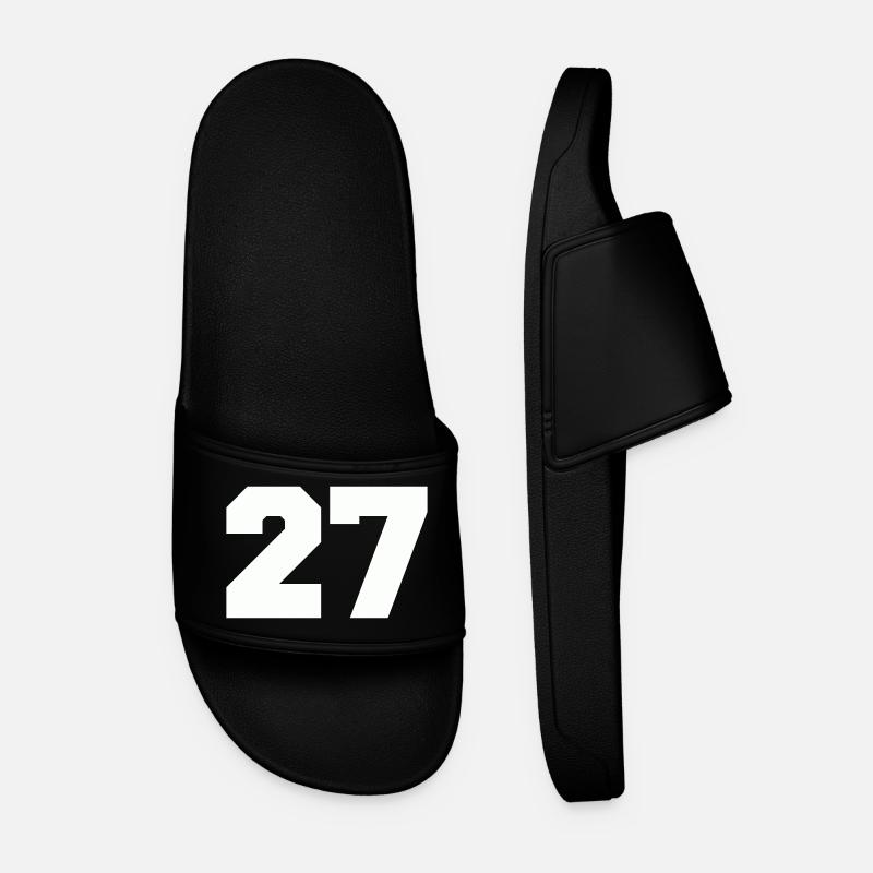 Number 27 - Men’s Pool Sliders - black