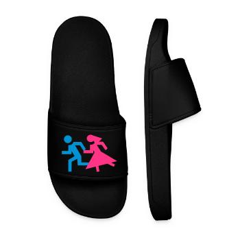 2541614 15391844 mariée - Claquettes Homme - noir - Devant