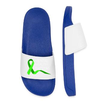 Questions de santé mentale V - Claquettes Homme - bleu roi - Devant