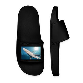 Requin des Açores - Claquettes Homme - noir - Devant