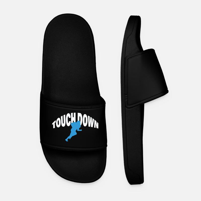 TOUCH DOWN - Men’s Pool Sliders - black
