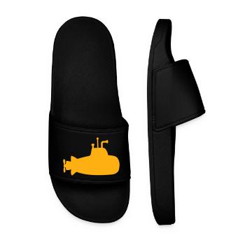 Sous-marin Sous-marin Jaune Plongée Sous-marin Logo sous-marin - Claquettes Homme - noir - Devant