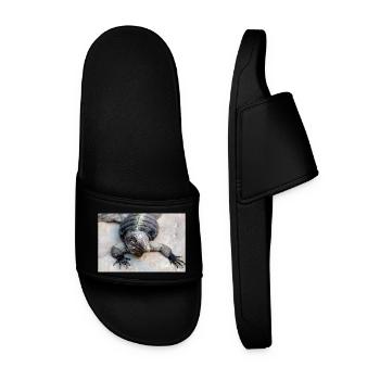 uban rock iguana also Cuban ground iguana - Men’s Pool Sliders - black - Front