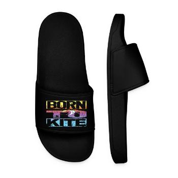 Kitesurf rétro - Claquettes Homme - noir - Devant