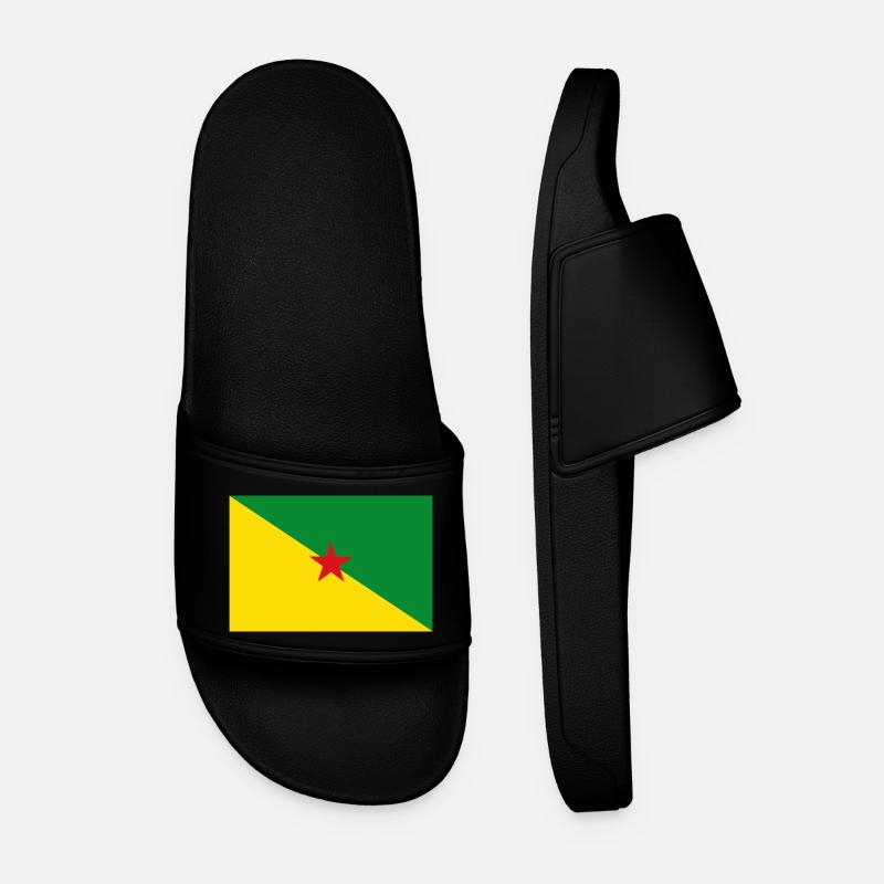 French Guiana - Men’s Pool Sliders - black