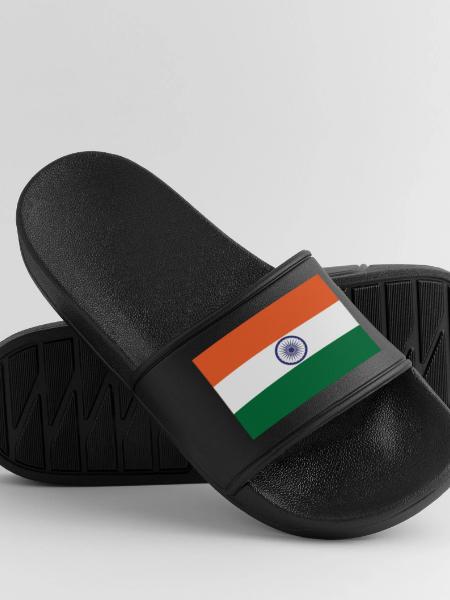 India - Men’s Pool Sliders - black - Front