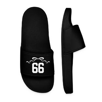 Issue 66 Knot - 66th Anniversary - Men’s Pool Sliders - black - Front
