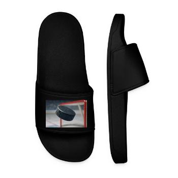 Sports - Hockey sur glace - Claquettes Homme - noir - Devant