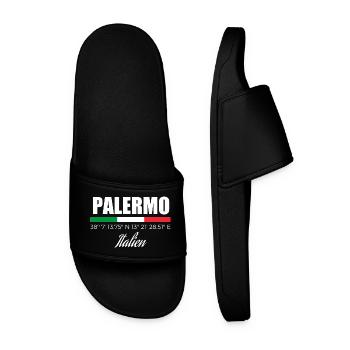 Palermo - Männer Badelatschen - Schwarz - Vorne