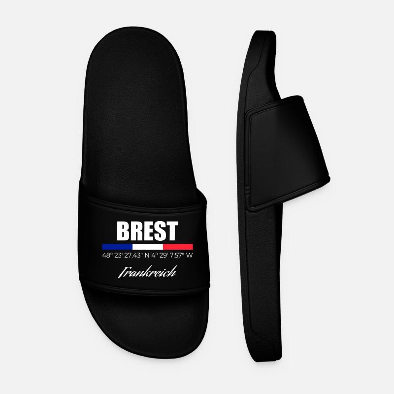 Brest - Männer Badelatschen - Schwarz