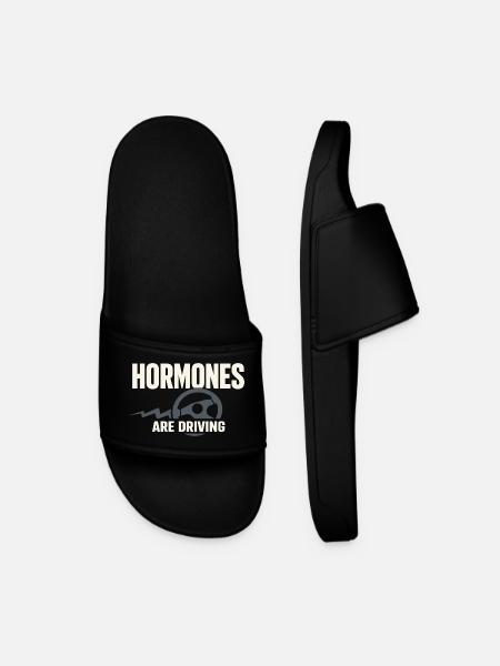 Perimenopause Humor Perimenopause - Men’s Pool Sliders - black