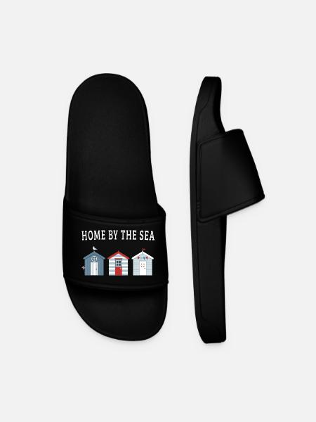 Home by the Sea – Beach Houses - Men’s Pool Sliders - black