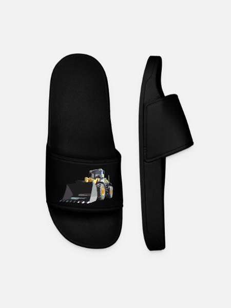 wheel loader - Men’s Pool Sliders - black