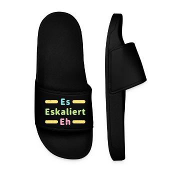Ca escalade le fou rire - Claquettes Homme - noir - Devant