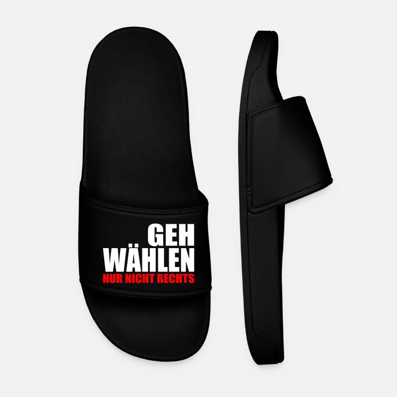 Geh wählen - Männer Badelatschen - Schwarz
