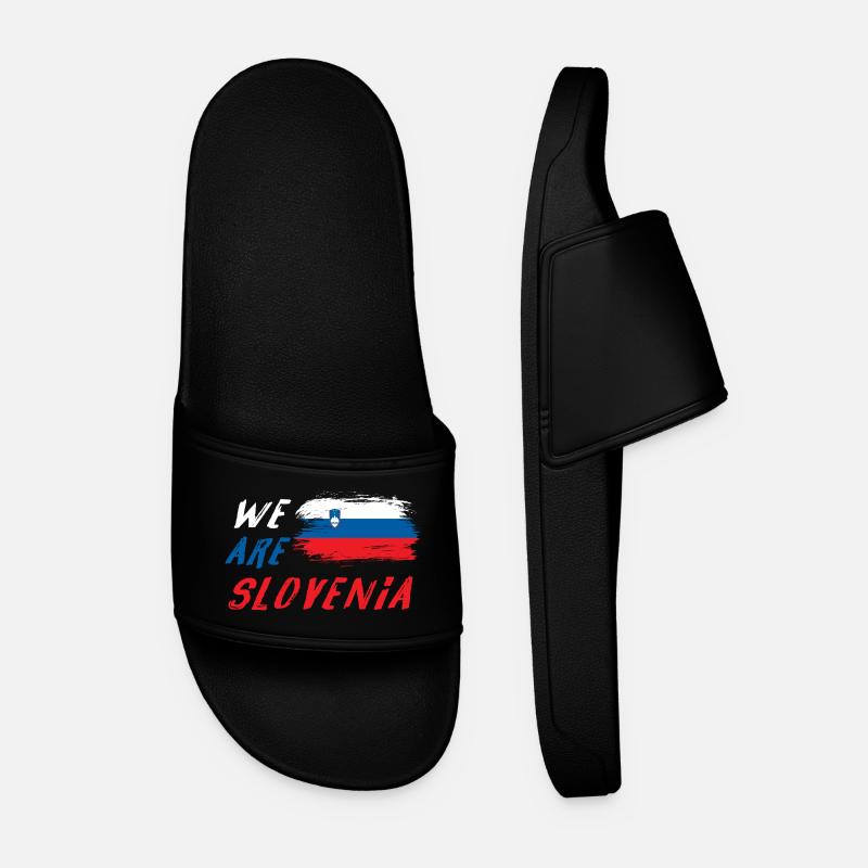 We are Slovenia - Men’s Pool Sliders - black