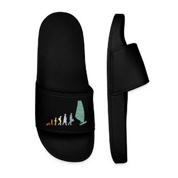 Vintage Windsurfer Evolution - Men’s Pool Sliders - black - Front
