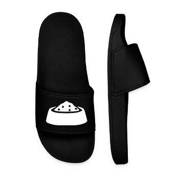 Bowl Pet Gift - Men’s Pool Sliders - black - Front