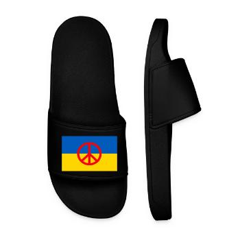 Ukraine - Men’s Pool Sliders - black - Front