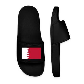 Drapeau du Qatar - Claquettes Homme - noir - Devant